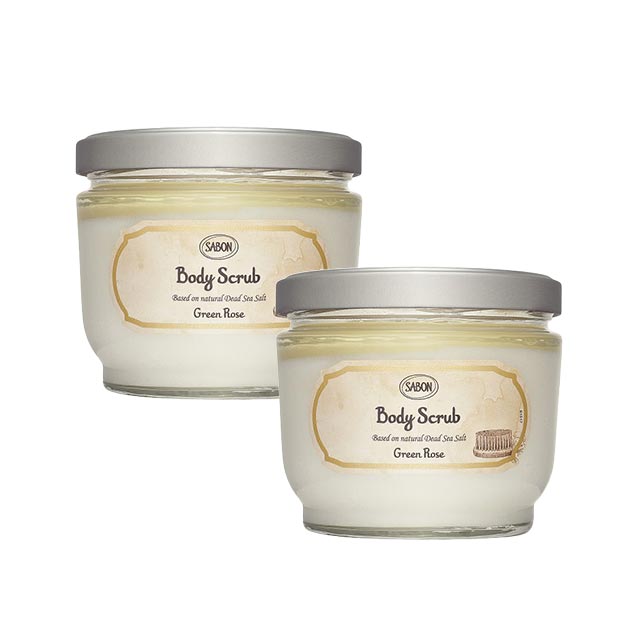 サボン ボディスクラブ600ｇ×2グリーンローズ