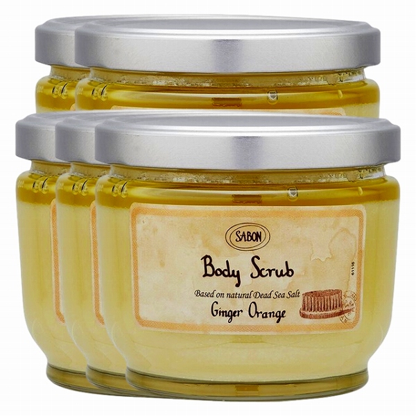 サボン ボディスクラブ600g x 5ジンジャーオレンジ