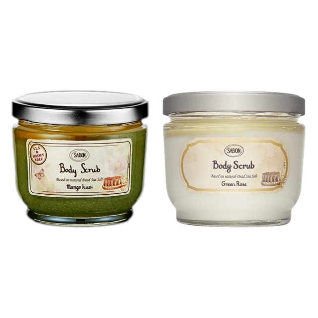 サボン ボディスクラブ 2種セット600gx2マンゴーキウイ+グリーンローズ