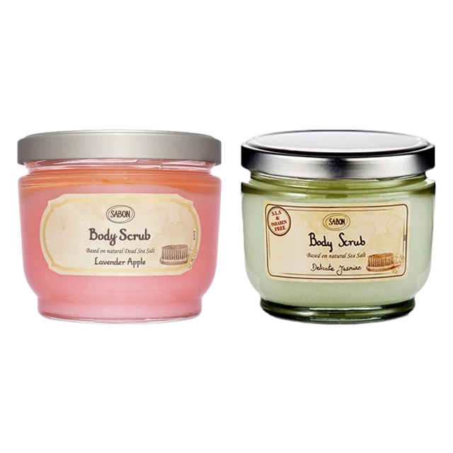 サボン ボディスクラブ 2種セット600gx2ラベンダーアップル +デリケートジャスミン