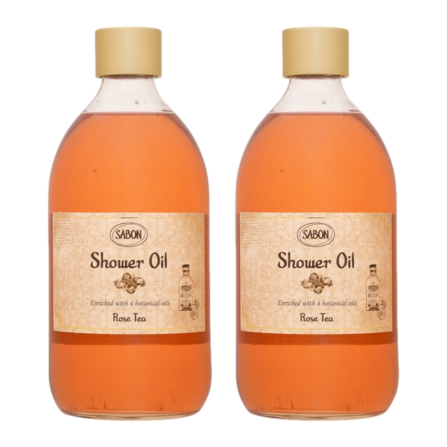サボン シャワーオイル500ml x 2ローズティー