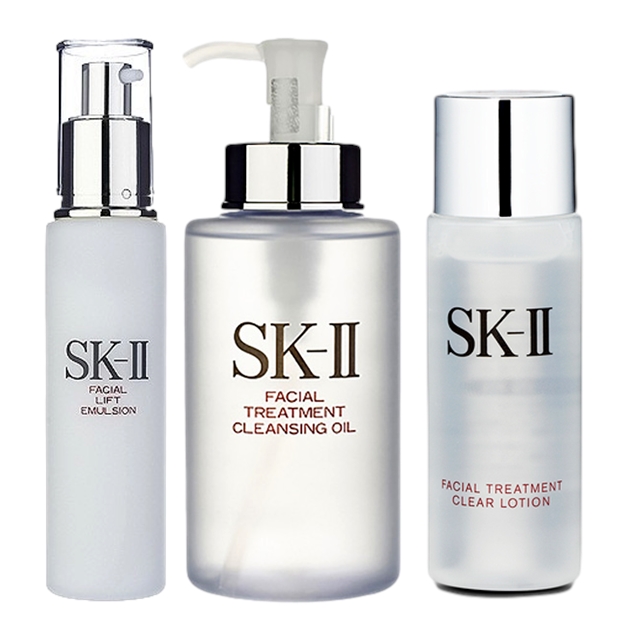 エスケーツー（SK-II／SK2） フェイシャルトリートメント クリア ローション +エマルジョン +クレンジングオイル セット30ml+100g+250ml