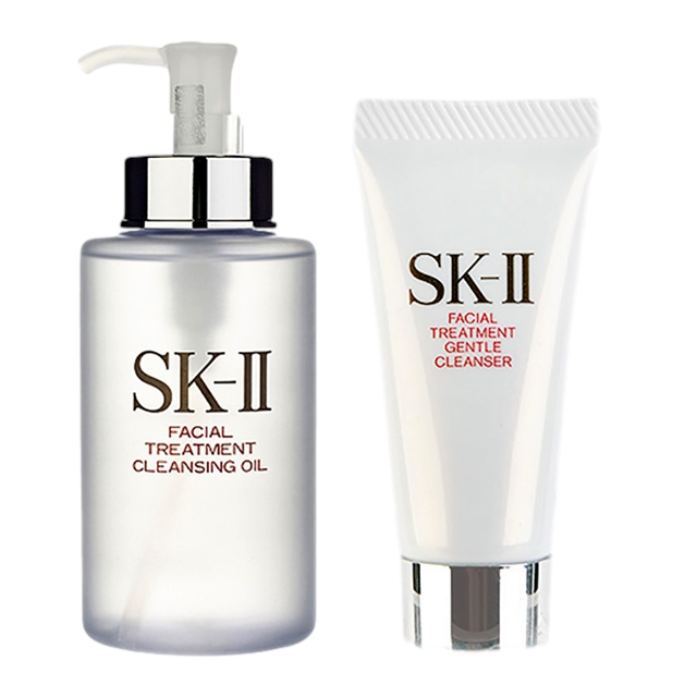 エスケーツー（SK-II／SK2） フェイシャル トリートメント クレンジングオイル 250ml ＋ フェイシャルトリートメントジェントルクレンザー 20g セット