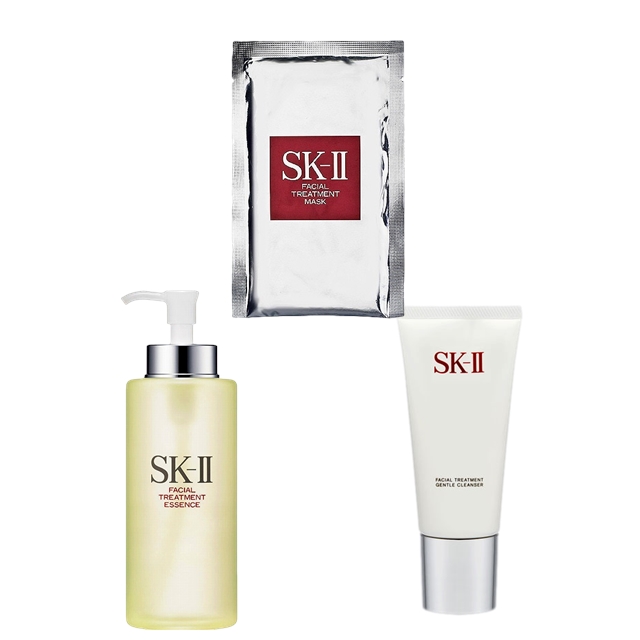 エスケーツー（SK-II／SK2） フェイシャルトリートメント マスク＋ ジェントルクレンザー ＋ エッセンス セット1枚+120g+330ml