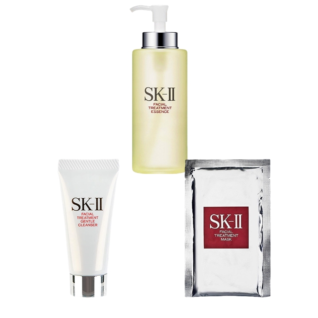 エスケーツー（SK-II／SK2） フェイシャルトリートメント マスク＋ ジェントルクレンザー ＋ エッセンス セット1枚+330ml+20g
