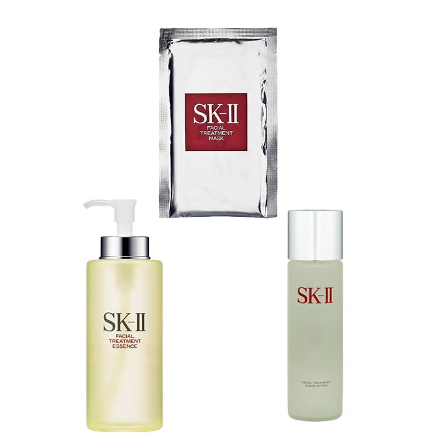 エスケーツー（SK-II／SK2） ピテラベーシックケア 3点セット/FTエッセンス 330ml 1個 ＋ FTマスク 1枚 ＋ FT クリア ローション 230ml