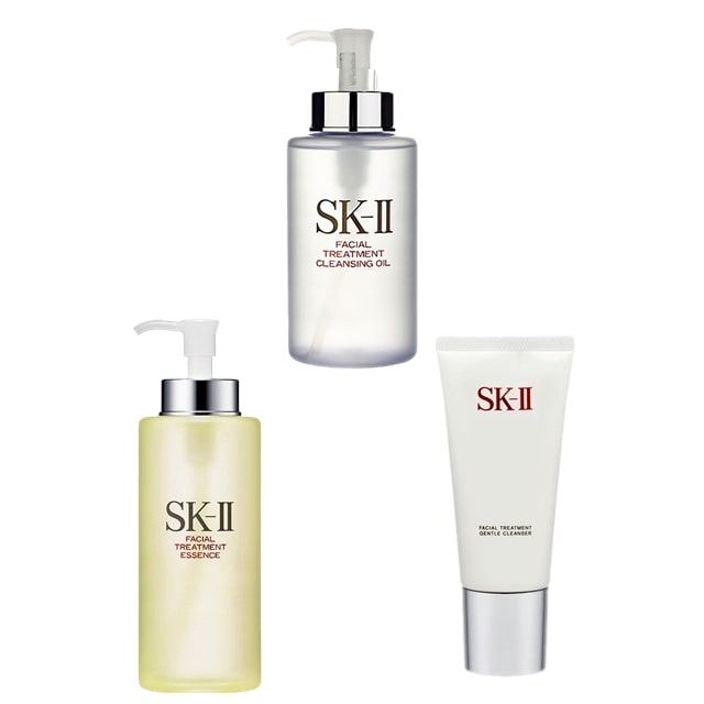 エスケーツー ( SK-II SK2 ) ピテラベーシックケア 3点セット フェイシャル トリートメント クレンジングオイル 250ml ＋ フェイシャルトリートメントジェントルクレンザー 120g ＋ フェイシャル トリートメント エッセンス 330ml 1個
