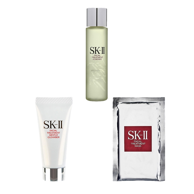 エスケーツー（SK-II／SK2） フェイシャルトリートメント マスク＋ ジェントルクレンザー ＋ エッセンス セット1枚+20g+250ml