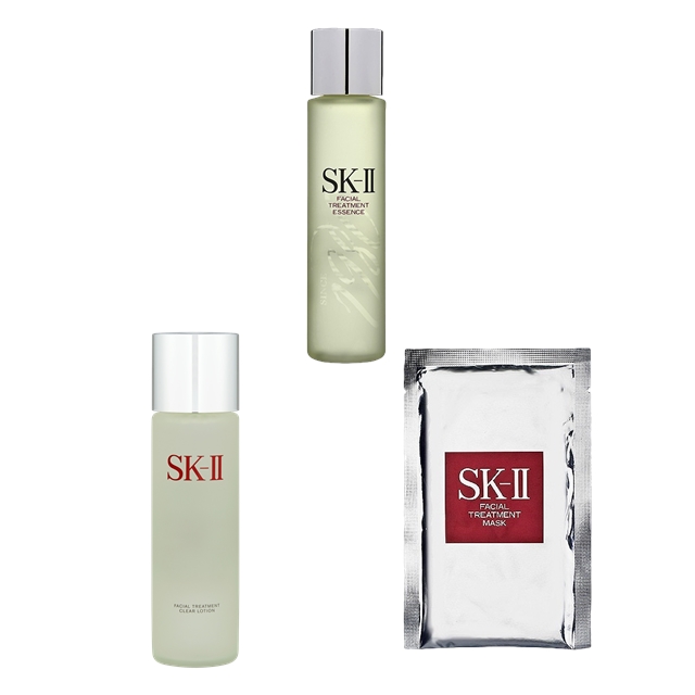 エスケーツー（SK-II／SK2） ピテラベーシックケア 3点セット/FT マスク 1枚 ＋ FT エッセンス 250ml ＋ FT クリア ローション 230ml