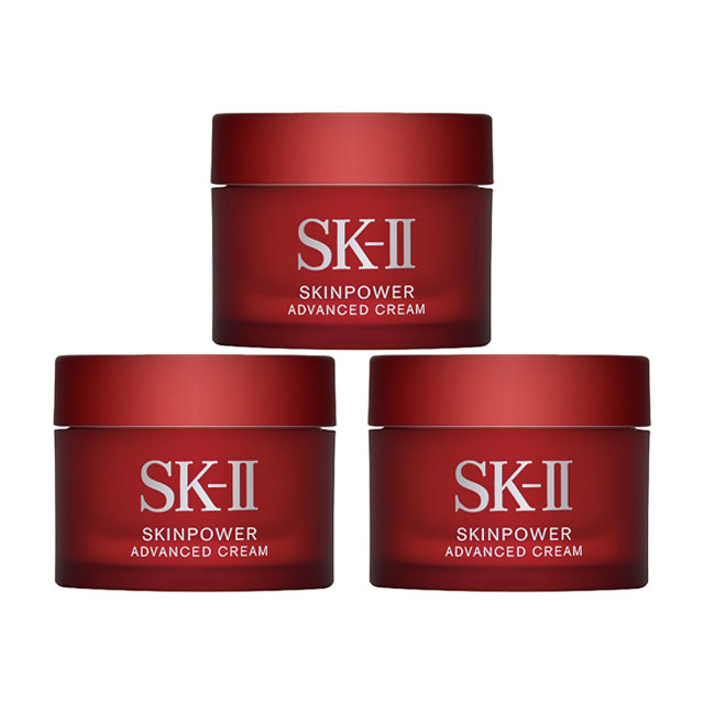 エスケーツー（SK-II／SK2） スキンパワー アドバンスト クリーム45g(15g×3）ミニサイズ3個セット