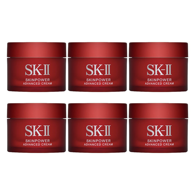 エスケーツー（SK-II／SK2） スキンパワー アドバンスト クリーム90g（15g×6）ミニサイズ6個セット