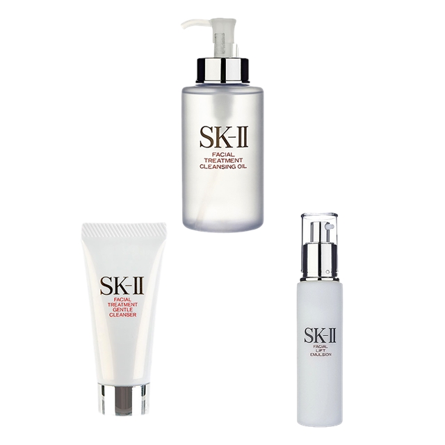 エスケーツー（SK-II／SK2） フェイシャルトリートメント クレンザー+ エマルジョン＋ クレンジングオイル 250ml ＋ 20g20g+100g+250ml