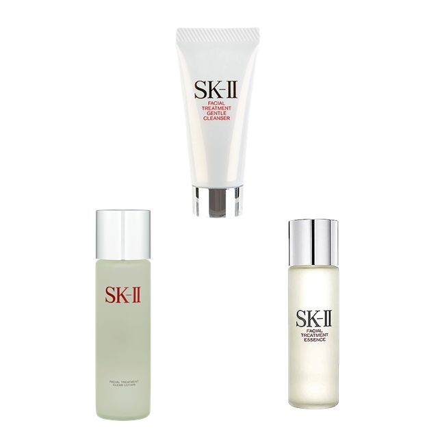 エスケーツー（SK-II／SK2） フェイシャルトリートメント ジェントルクレンザー ＋ エッセンス ＋ クリア ローションセット20g+30ml+230ml
