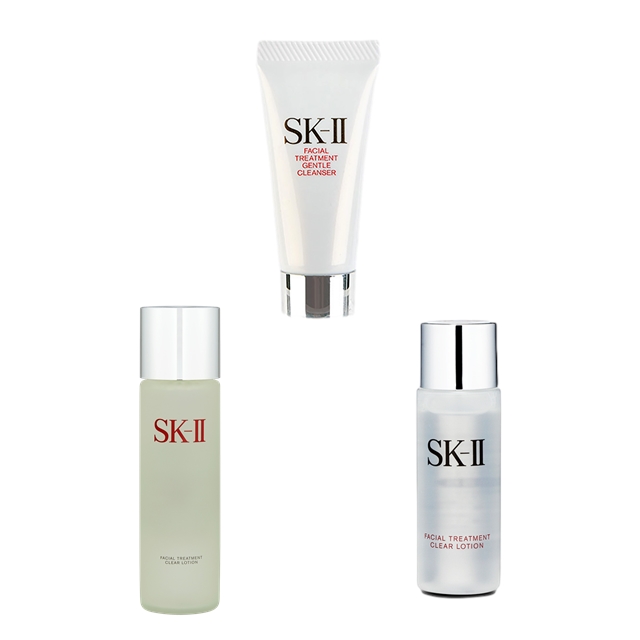 エスケーツー（SK-II／SK2） フェイシャルトリートメント ジェントルクレンザー ＋ クリア ローション セット20g+30ml+230ml