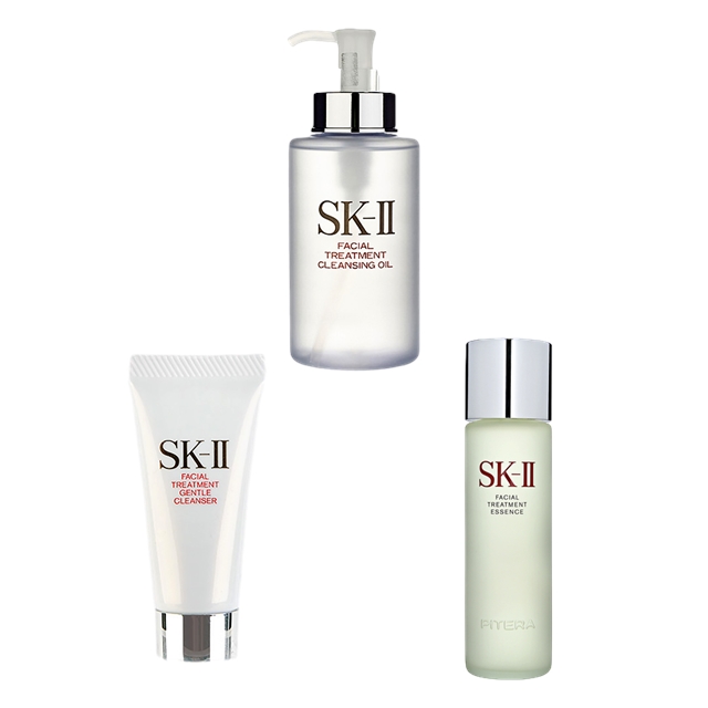 エスケーツー（SK-II／SK2） ピテラベーシックケア 3点セット/FT クレンジングオイル 250ml ＋ FTジェントルクレンザー 20g ＋ FT エッセンス 230ml