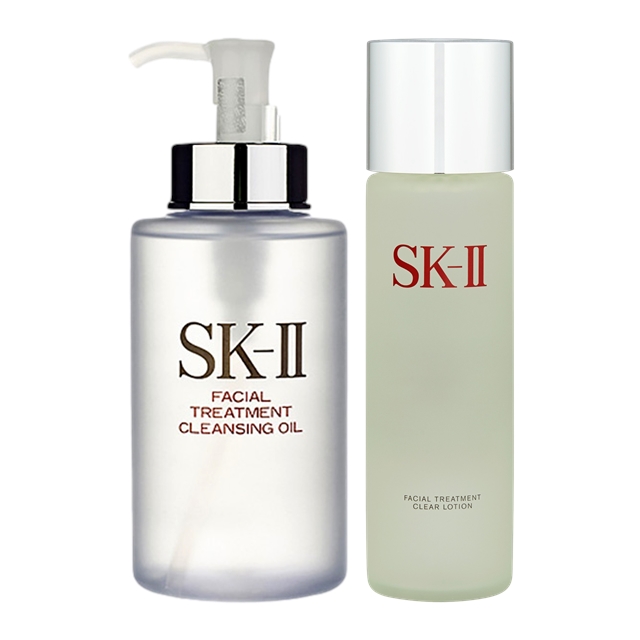 エスケーツー（SK-II／SK2） ピテラベーシックケア FT クレンジングオイル ＋ FT クリア ローションセット250ml+230ml