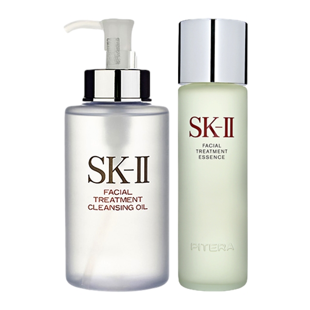 エスケーツー（SK-II／SK2） ピテラベーシックケア 2点セット/FT クレンジングオイル 250ml ＋ FT エッセンス 230ml