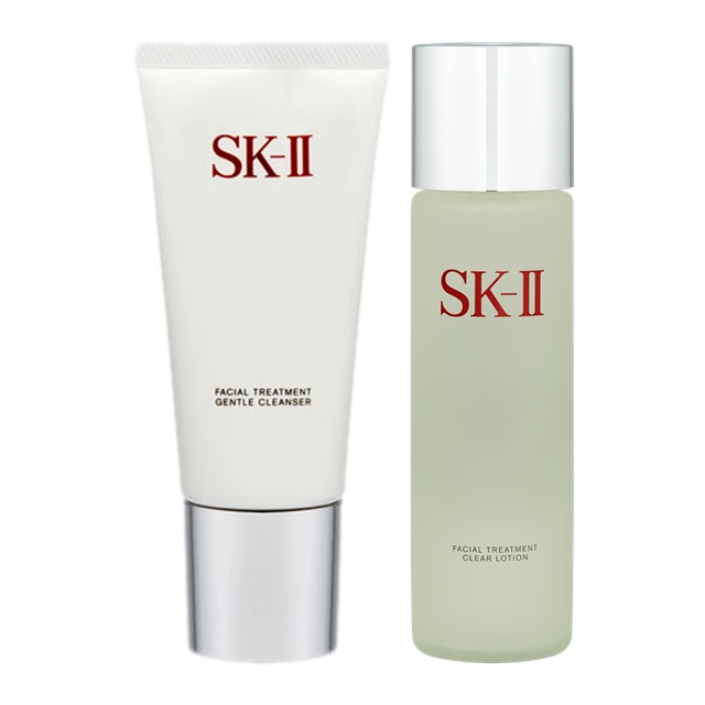 エスケーツー（SK-II／SK2） フェイシャルトリートメント ジェントルクレンザー ＋ クリア ローション セット120g+230ml