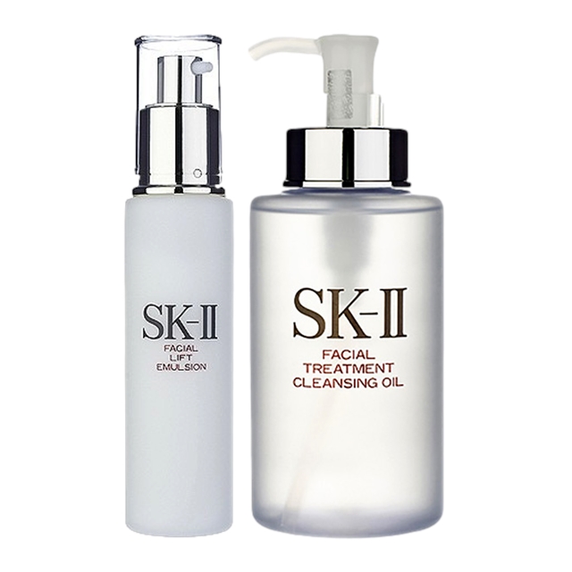 エスケーツー（SK-II／SK2） フェイシャル リフト エマルジョン ＋ クレンジングオイル セット100g+250ml