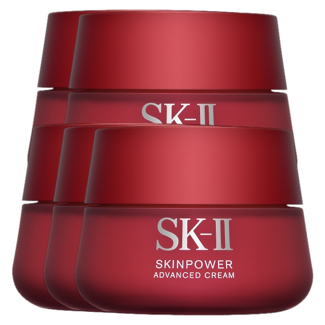 エスケーツー（SK-II／SK2） スキンパワー アドバンスト クリーム80g x 5お得な5個セット