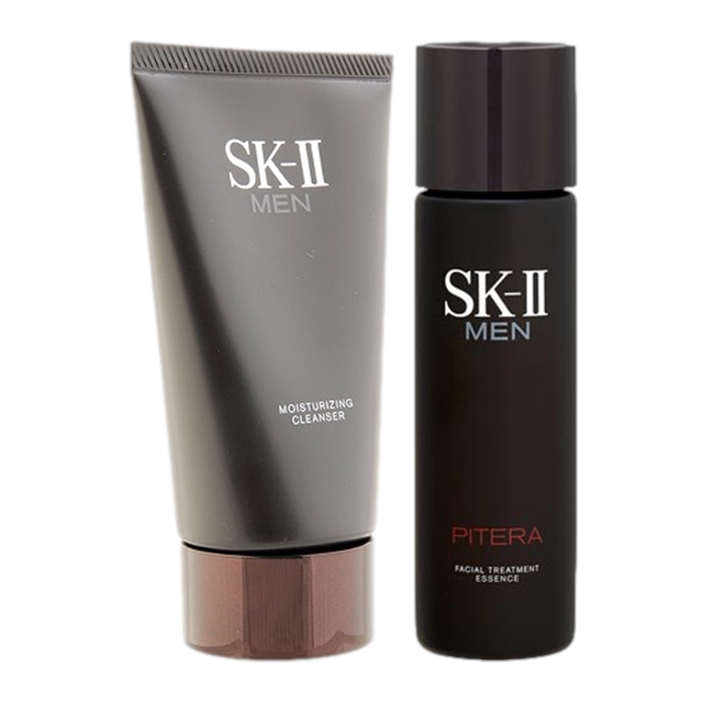 エスケーツー（SK-II／SK2） MEN モイスチャライジング クレンザー ＋ FT エッセンス セット120g+230ml