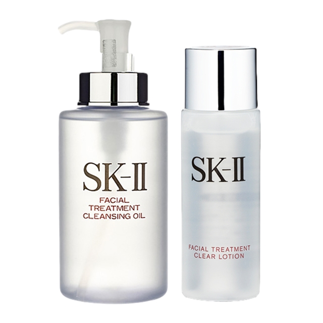 エスケーツー（SK-II／SK2） フェイシャル トリートメント クレンジングオイル ＋ クリア ローション セット250ml+30ml