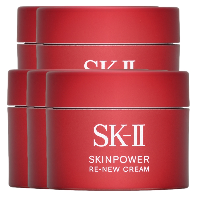 エスケーツー（SK-II／SK2） スキンパワー リニュー クリーム15g x 5ミニサイズ