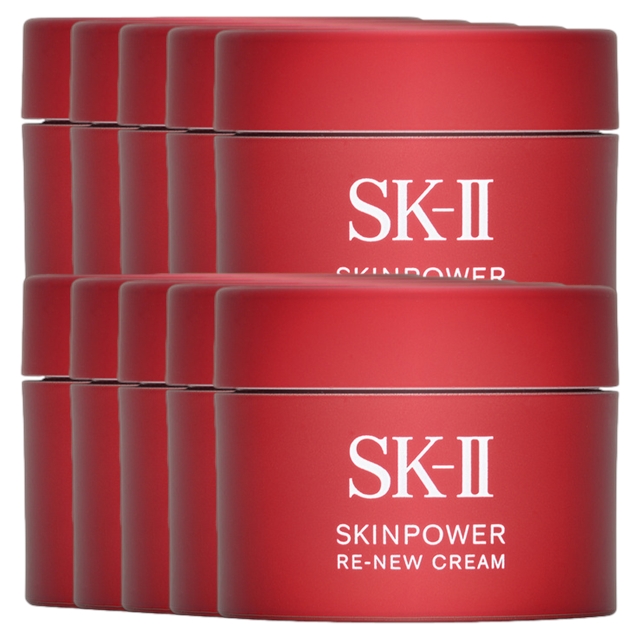 エスケーツー（SK-II／SK2） スキンパワー リニュー クリーム15g x 10ミニサイズ