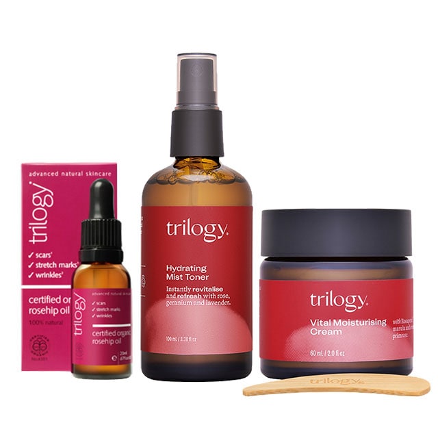 トリロジー ローズヒップ オイル & ハイドレイティング ミストトーナー & バイタル モイスチュアライジング クリームセット 20ml/0.67fl.oz+100ml/3.3fl.oz+60g