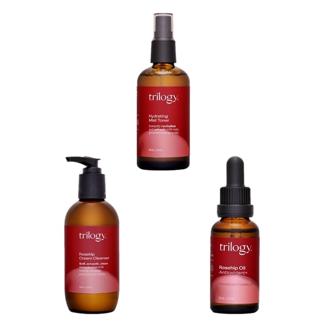 トリロジー ベーシックケア 3点セット クレンジング クリーム 200ml ＋ ハイドレイティング ミストトーナー 100ml ＋ ロザピン プラス 30ml