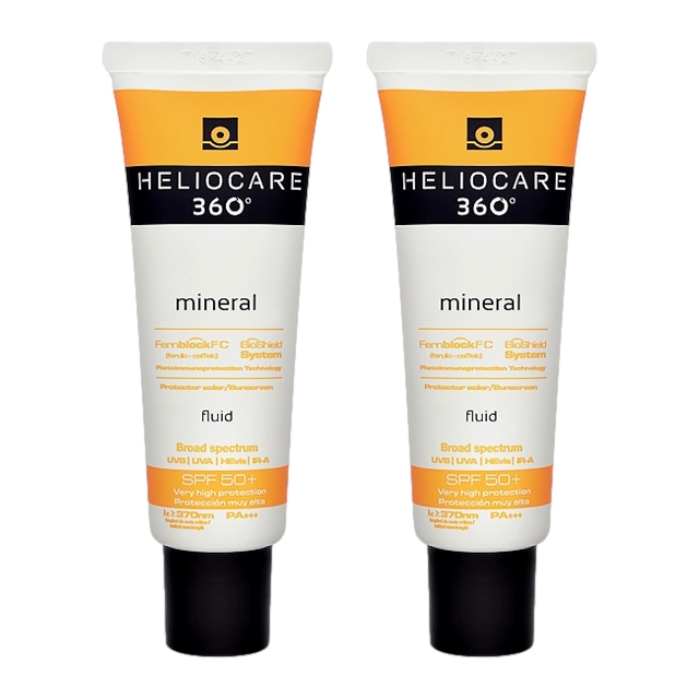 ヘリオケア 360°ミネラルサンスクリーンSPF50＋50ml x 2お得な2個セット