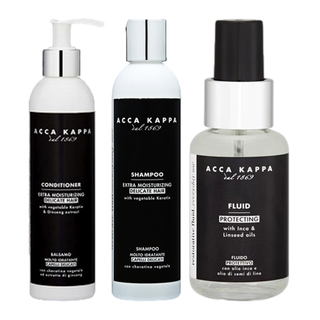 アッカカッパ ホワイトモス 3点セット/シャンプー＋コンディショナー ＋ ヘアオイル