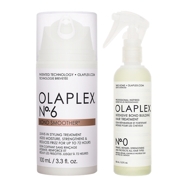 オラプレックス No.6 ボンドスムーサー 100mL とNo.0 インテンシブ ボンド ビルディング トリートメント 155ml のセット