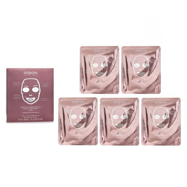 111Skin ローズ ゴールド ブライトニングフェイシャル トリートメント マスク5x30ml