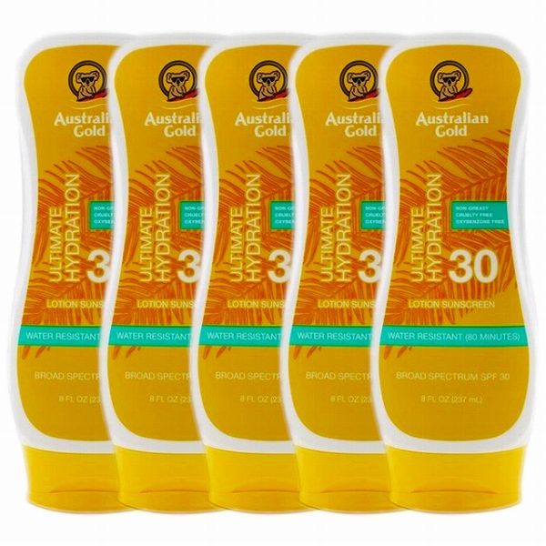 オーストラリアン ゴールド ローション サンスクリーン SPF30 （アルティメイト ハイドレーション）237ml×5お得！5個セット
