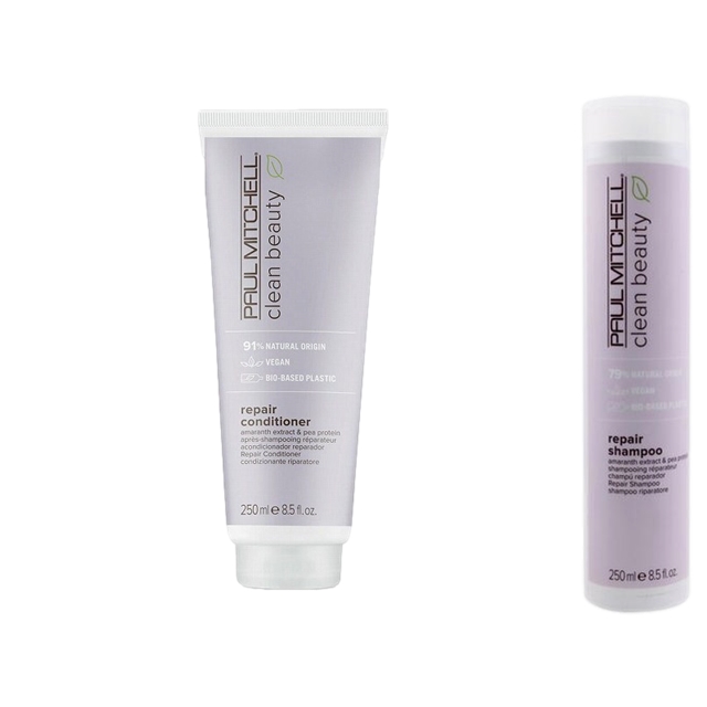 ポールミッチェル クリーン ビューティー リペアー シャンプー と クリーン ビューティー リペアー コンディショナー のセット250mlx2