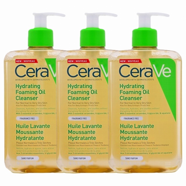 セラヴィ ハイドレイティング　フォーミング　オイルクレンザー473ml x 3