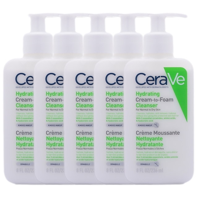 セラヴィ ハイドレイティング　クリーム トゥ フォーム クレンザー236ml x 5お得な5個セット