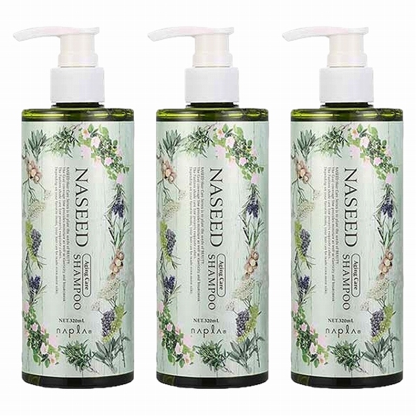 ナプラ ナシード エイジングケアシャンプー320ml x 3お得な3個セット