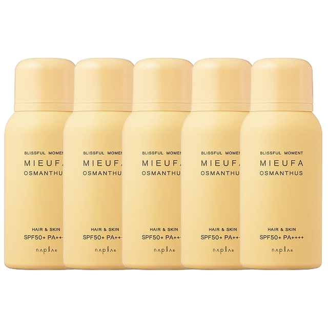 ナプラ ミーファ フレグランスUVスプレー80g x 5オスマンサス