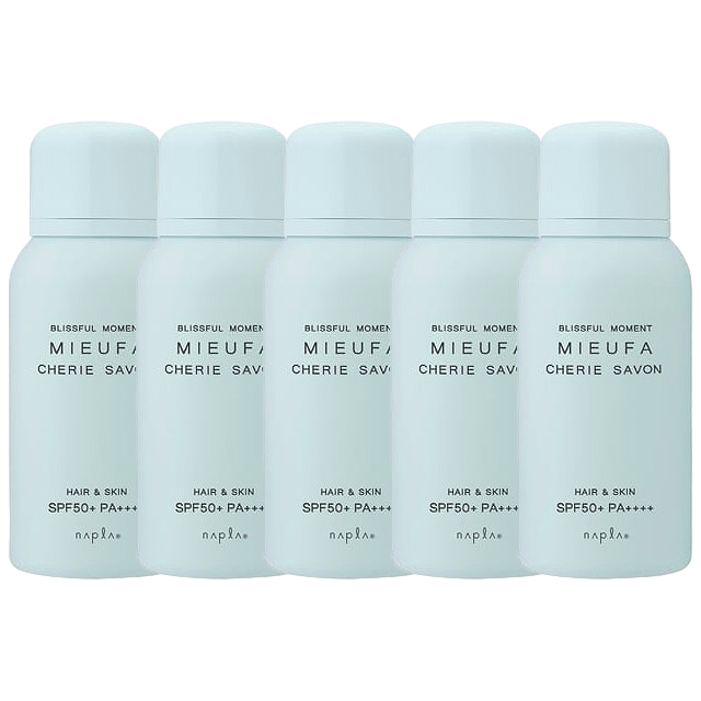ナプラ ミーファ フレグランスUVスプレー80g x 5シェリーサボン