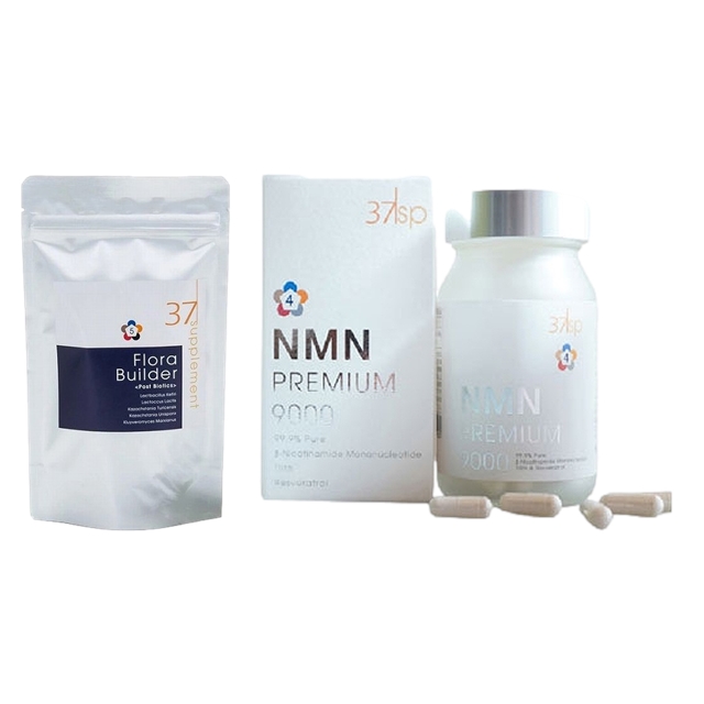 37℃ フローラビルダー プラス 60粒 とNMNプレミア900060粒+90粒