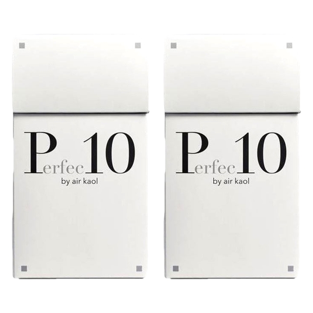 エアーかおる パーフェクテン for faceシルバーグレイ+ムーンホワイト