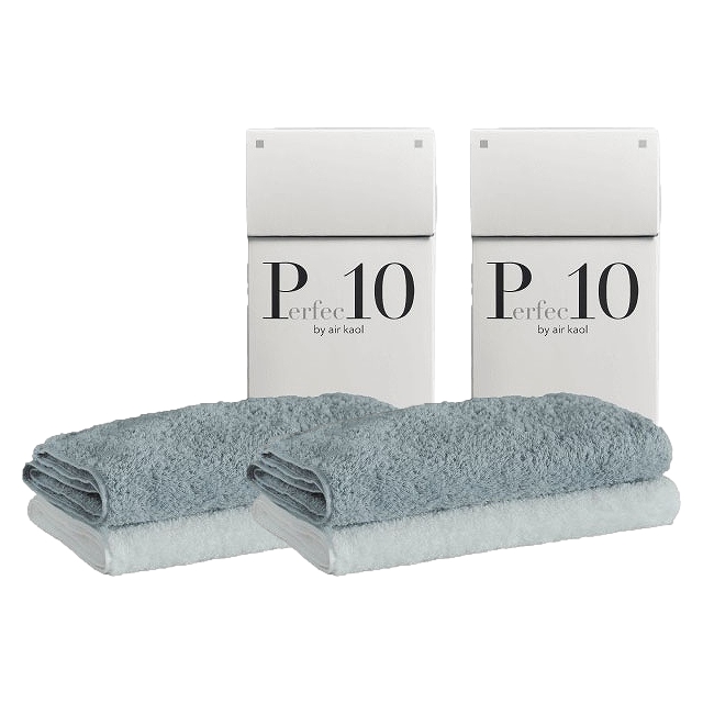 エアーかおる パーフェクテン for hair34×120cm x 2シルバーグレイ