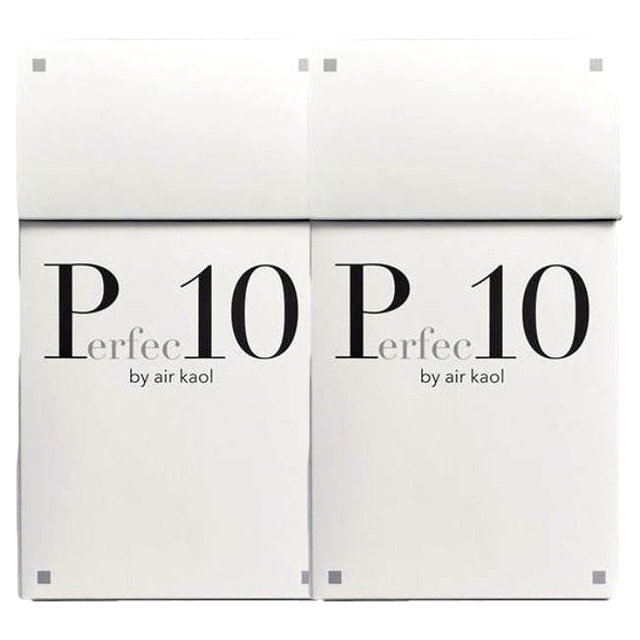 エアーかおる パーフェクテン for face34×85cm x 2シルバーグレイ
