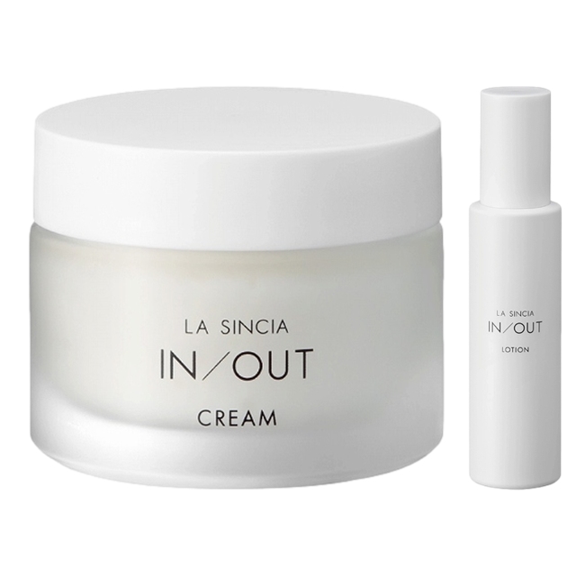 ラシンシア IN/OUT 2点セット/ クリーム 50mL ＋ ローション 120mL