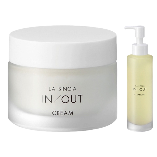ラシンシア IN/OUT 2点セット/ クリーム 50mL ＋ クレンジング 150mL