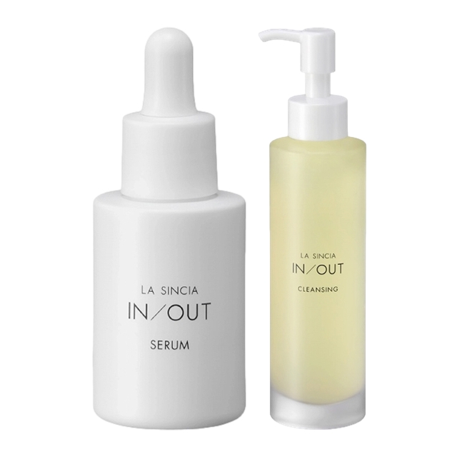 ラシンシア IN/OUT 2点セット/ セラム 30mL ＋ クレンジング 150mL