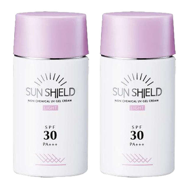 ラシンシア サンシールドゲル55ml x 2ライト　SPF30 PA+++
