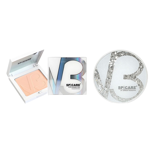 スピケア V3 ブリリアント ファンデーション+ セットアップパウダー15g+11.5gシャイニー
